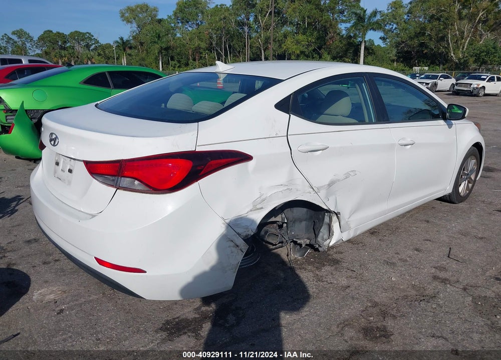 2014 HYUNDAI ELANTRA SE VIN: 5NPDH4AEXEH487150