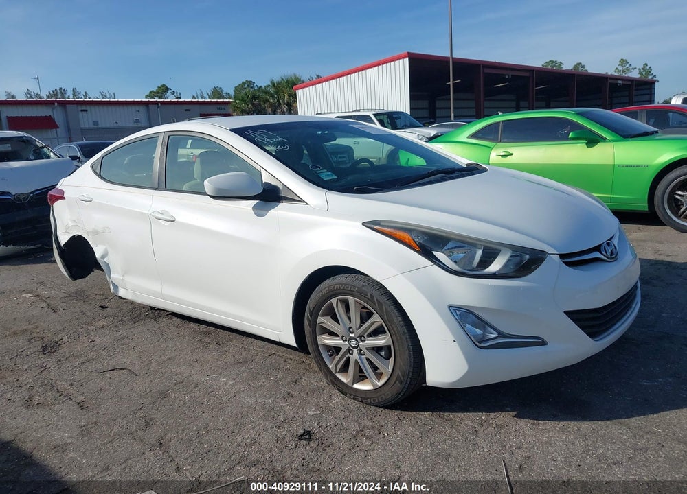 2014 HYUNDAI ELANTRA SE VIN: 5NPDH4AEXEH487150