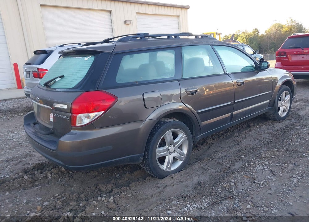2008 SUBARU OUTBACK 2.5I LIMITED/2.5I LIMITED L.L. BEAN EDITION VIN: 4S4BP62C287318229