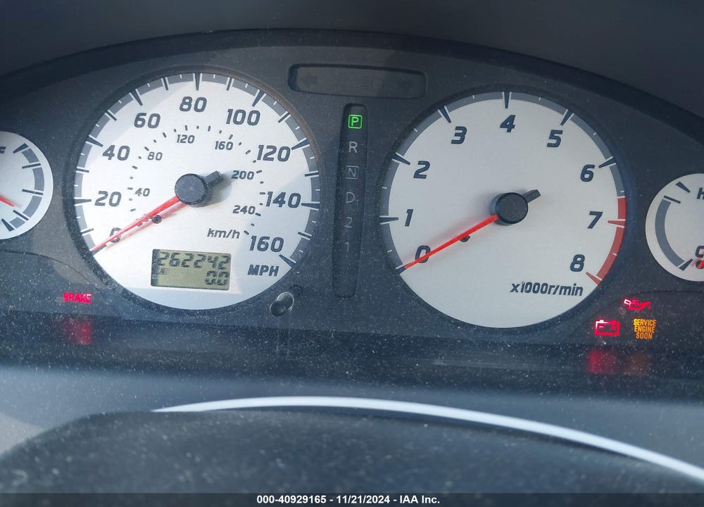 2001 NISSAN MAXIMA SE VIN: JN1CA31D71T835528