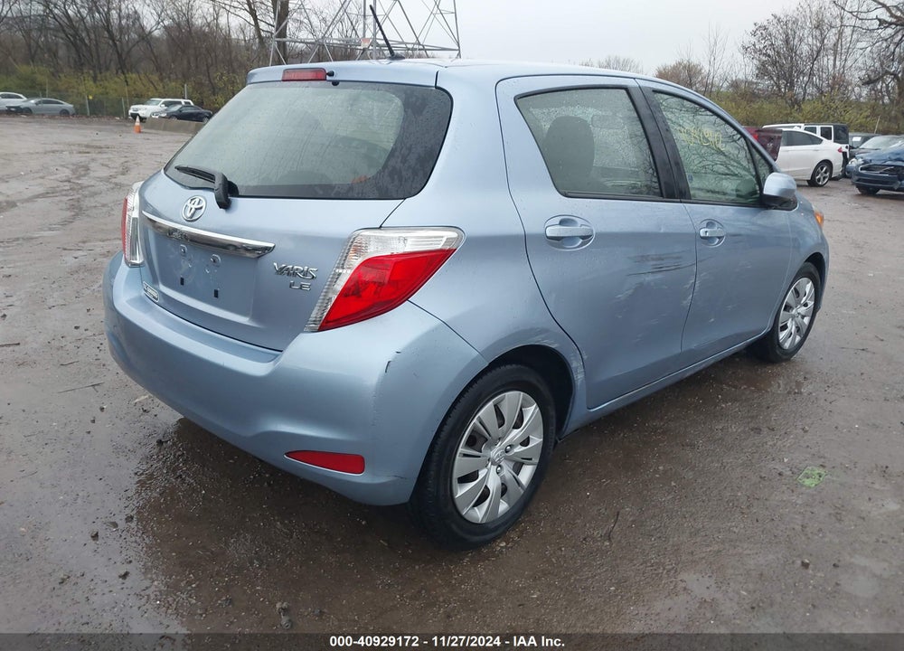 2013 TOYOTA YARIS LE VIN: JTDKTUD35DD544133