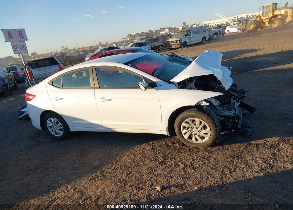 2018 HYUNDAI ELANTRA SE VIN: 5NPD74LF7JH344286