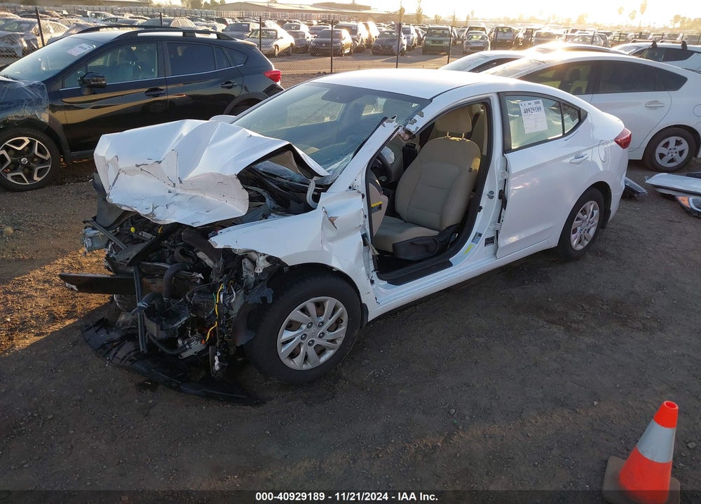 2018 HYUNDAI ELANTRA SE VIN: 5NPD74LF7JH344286