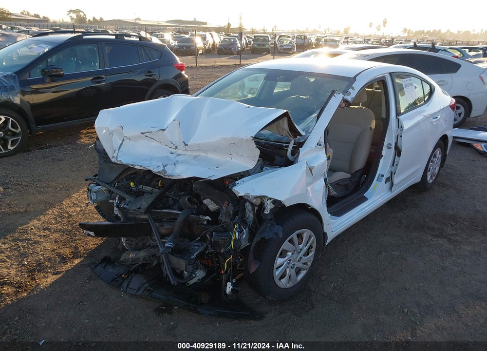 2018 HYUNDAI ELANTRA SE VIN: 5NPD74LF7JH344286