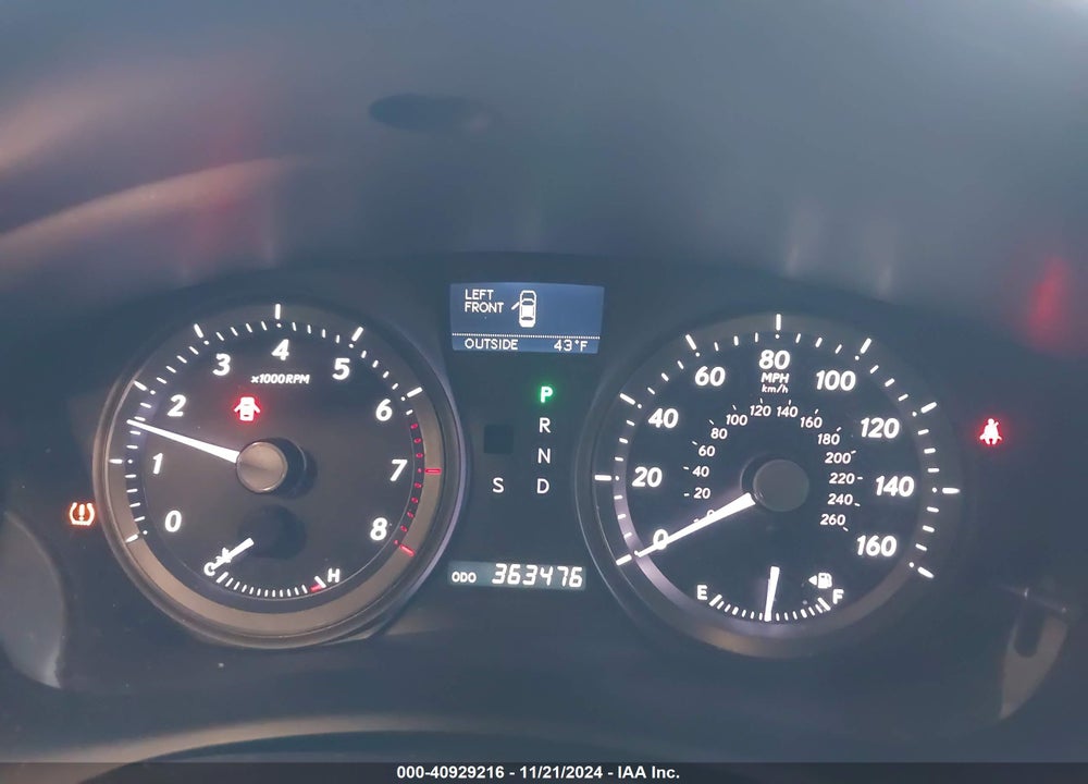 2007 LEXUS ES 350 VIN: JTHBJ46GX72154861