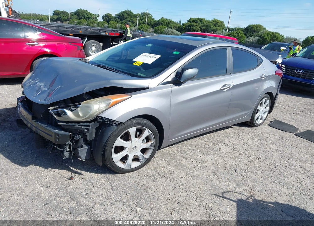 2011 HYUNDAI ELANTRA LIMITED (ULSAN PLANT) VIN: KMHDH4AE1BU103317