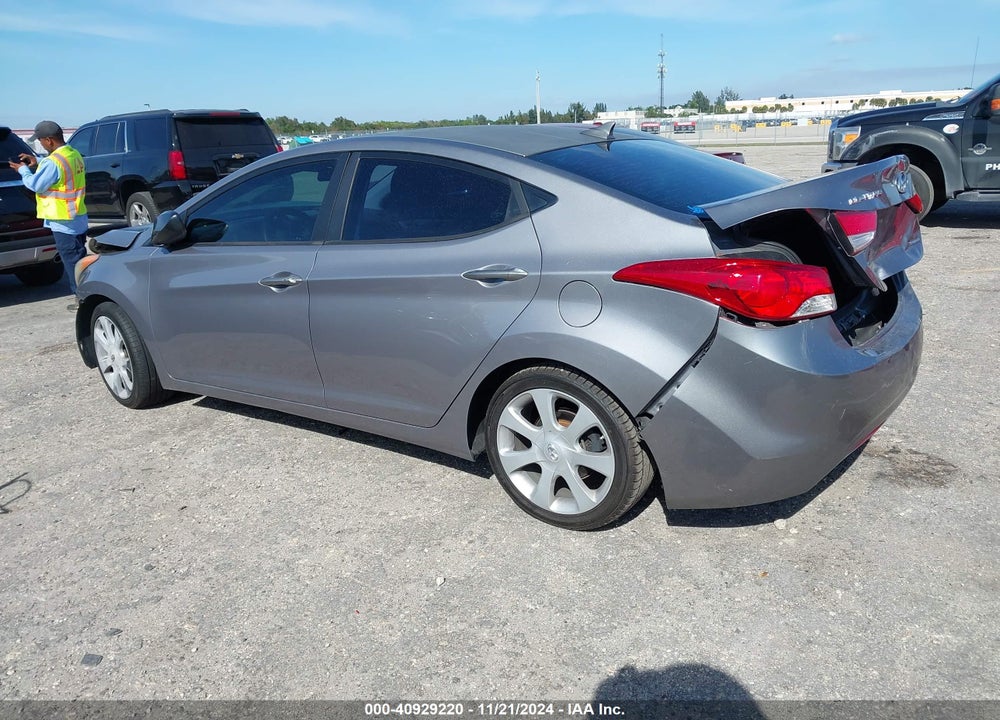 2011 HYUNDAI ELANTRA LIMITED (ULSAN PLANT) VIN: KMHDH4AE1BU103317