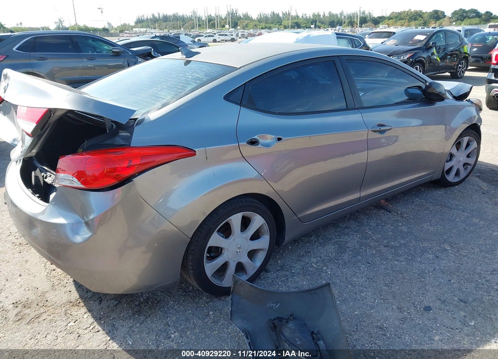 2011 HYUNDAI ELANTRA LIMITED (ULSAN PLANT) VIN: KMHDH4AE1BU103317