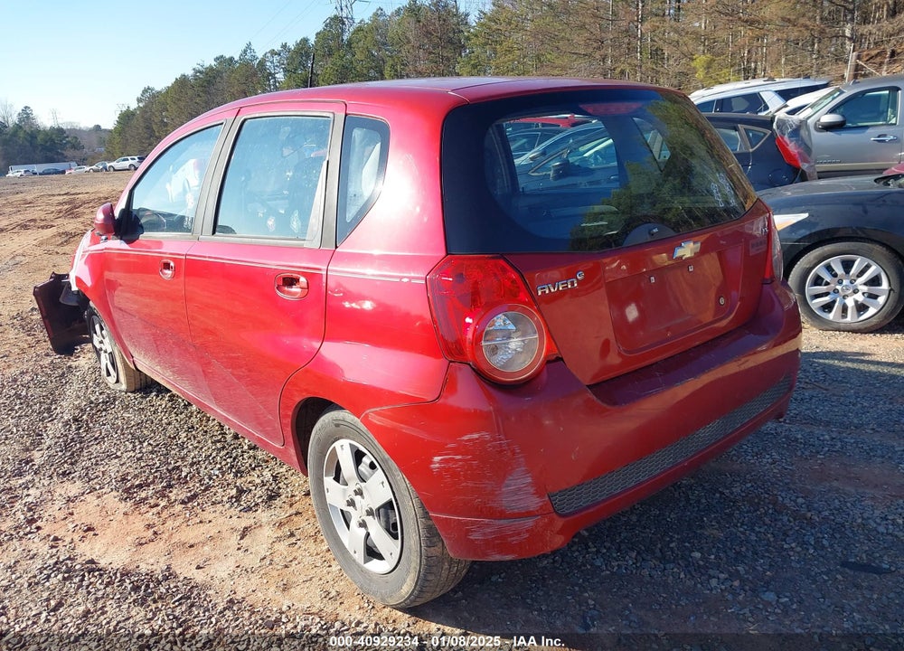 2009 CHEVROLET AVEO VIN: KL1TD66EX9B311807