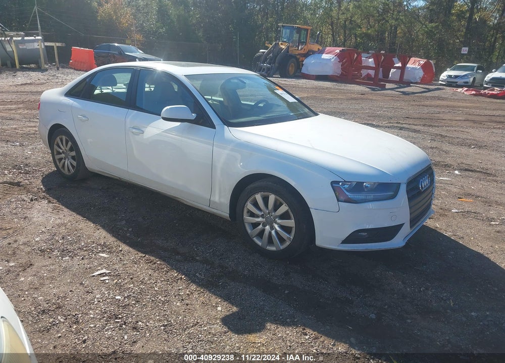 2013 AUDI A4 2.0T PREMIUM VIN: WAUAFAFL9DN022840