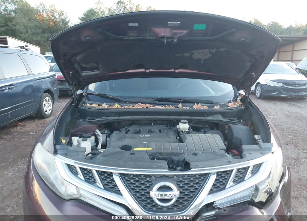 2013 NISSAN MURANO SV VIN: JN8AZ1MUXDW213400