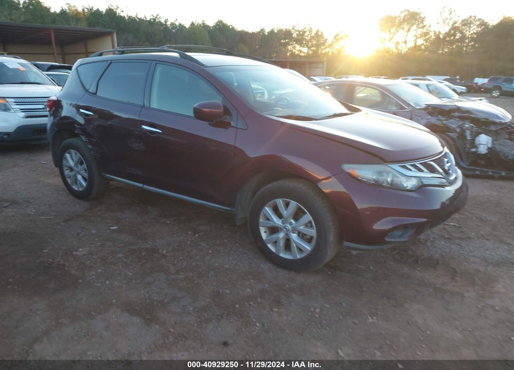 2013 NISSAN MURANO SV VIN: JN8AZ1MUXDW213400