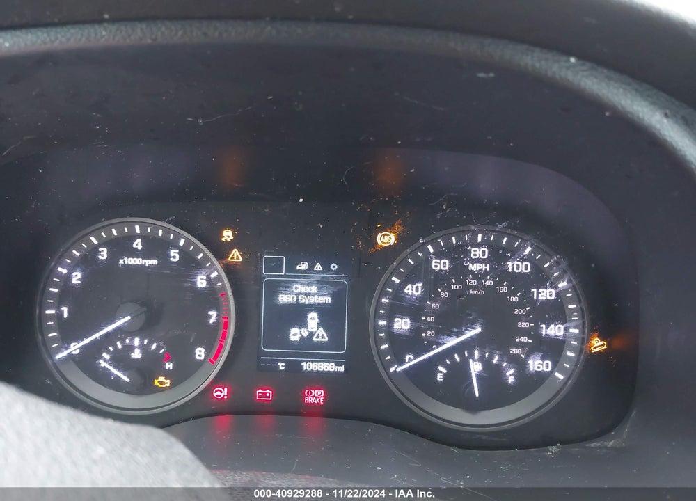 2016 HYUNDAI TUCSON SPORT VIN: KM8J33A21GU144636