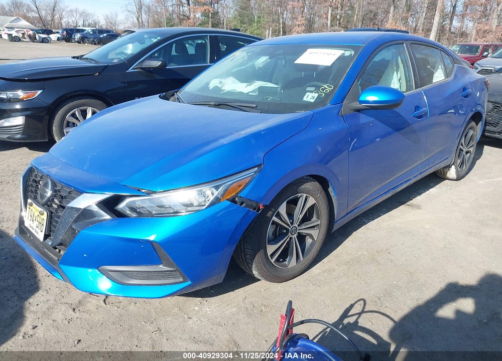 2021 NISSAN SENTRA SV XTRONIC CVT VIN: 3N1AB8CV0MY253600