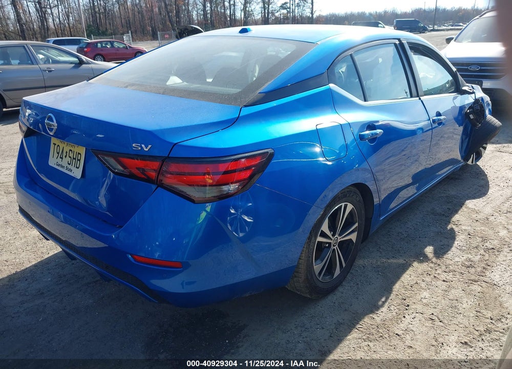 2021 NISSAN SENTRA SV XTRONIC CVT VIN: 3N1AB8CV0MY253600