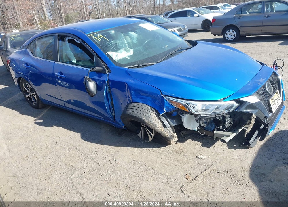 2021 NISSAN SENTRA SV XTRONIC CVT VIN: 3N1AB8CV0MY253600