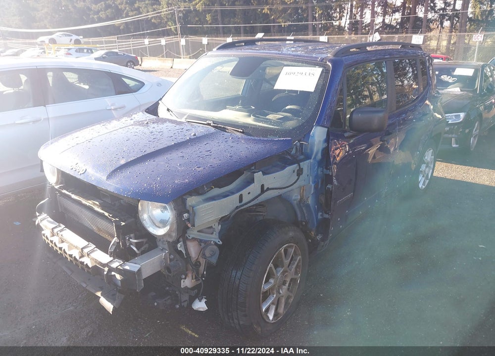 2019 JEEP RENEGADE SPORT FWD VIN: ZACNJAAB2KPK27001