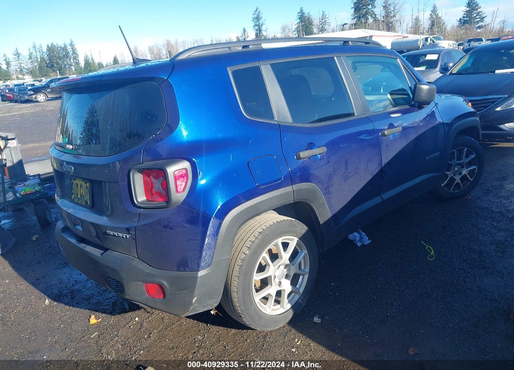2019 JEEP RENEGADE SPORT FWD VIN: ZACNJAAB2KPK27001