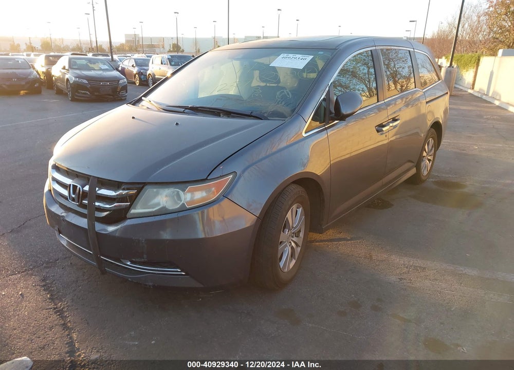 2015 HONDA ODYSSEY EX-L VIN: 5FNRL5H64FB050222
