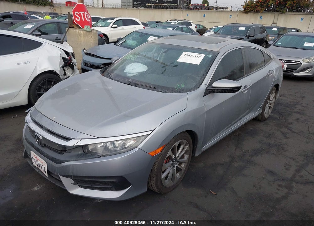 2018 HONDA CIVIC EX VIN: 2HGFC2F71JH585204