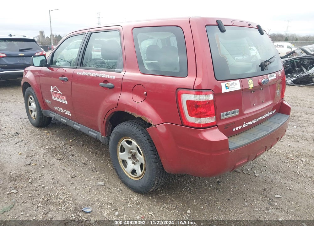2008 FORD ESCAPE XLS/XLS MANUAL VIN: 1FMCU02Z98KB05158