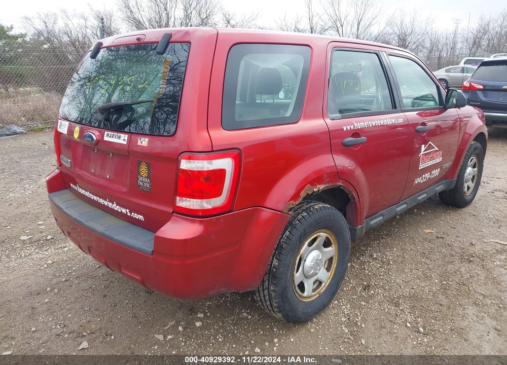 2008 FORD ESCAPE XLS/XLS MANUAL VIN: 1FMCU02Z98KB05158