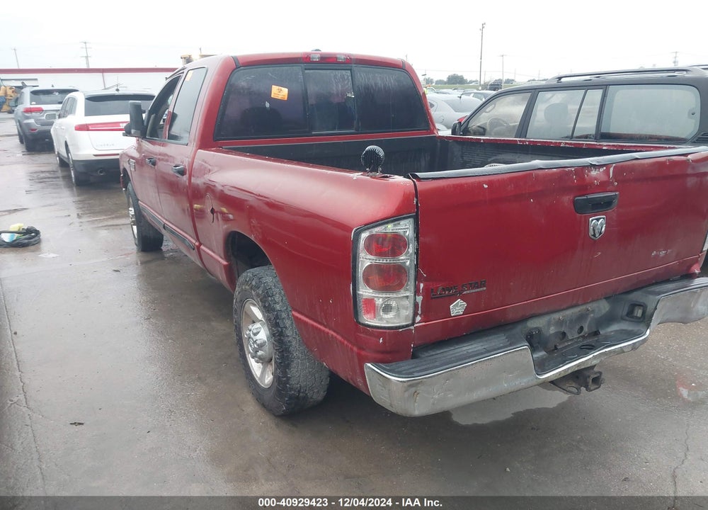 2007 DODGE RAM 2500 SLT/SPORT VIN: 3D7KR28C67G751950