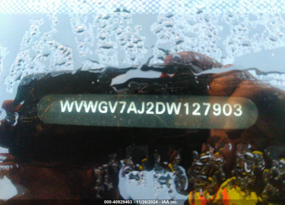 2013 VOLKSWAGEN GTI WOLFSBURG EDITION VIN: WVWGV7AJ2DW127903