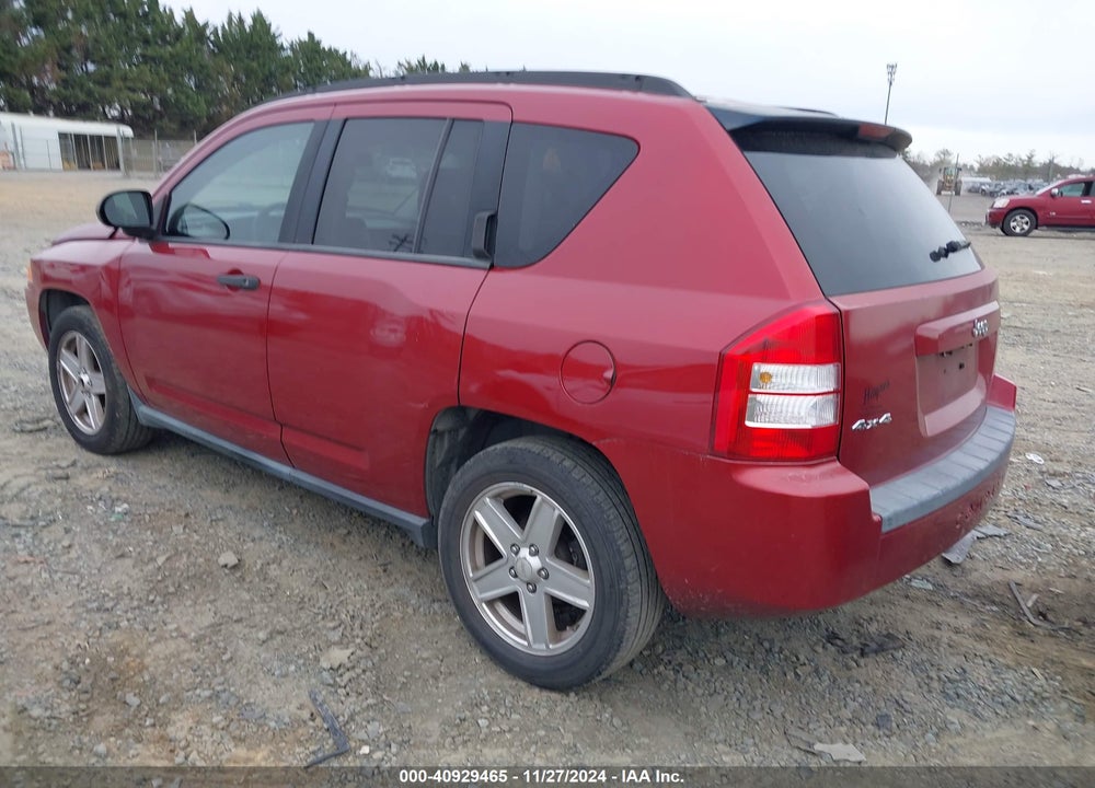 2007 JEEP COMPASS SPORT VIN: 1J8FF47W87D142828