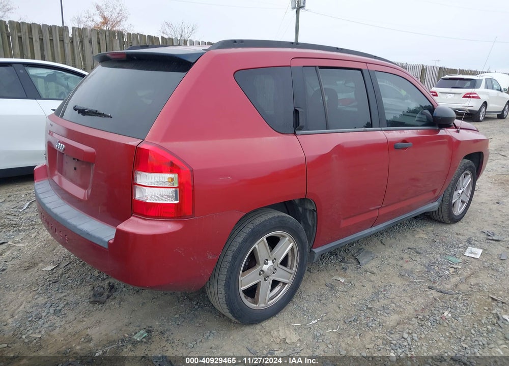2007 JEEP COMPASS SPORT VIN: 1J8FF47W87D142828