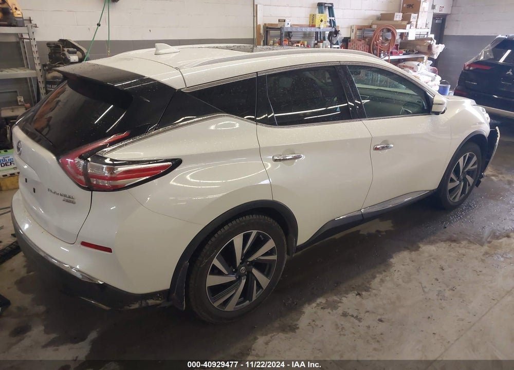 2016 NISSAN MURANO PLATINUM VIN: 5N1AZ2MH6GN168062