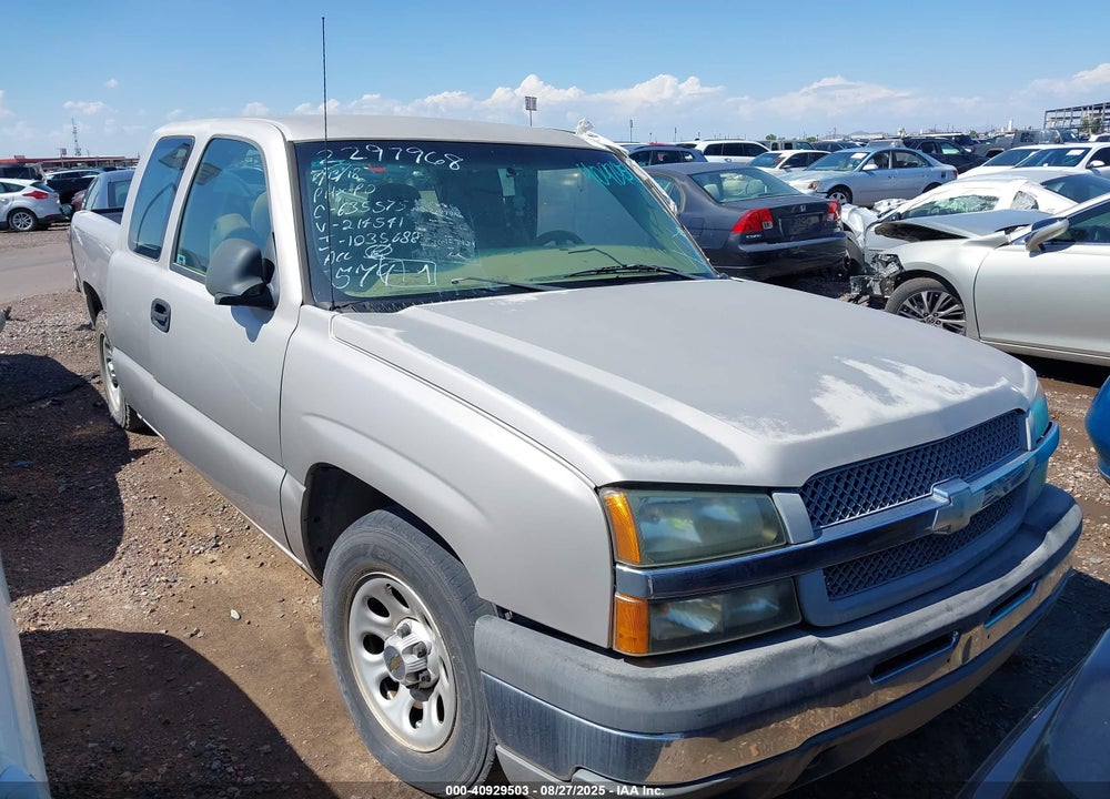 2005 CHEVROLET SILVERADO 1500 WORK TRUCK VIN: 1GCEC19X95Z214541