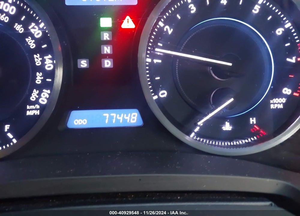 2012 LEXUS IS 250 VIN: JTHBF5C23C5182803