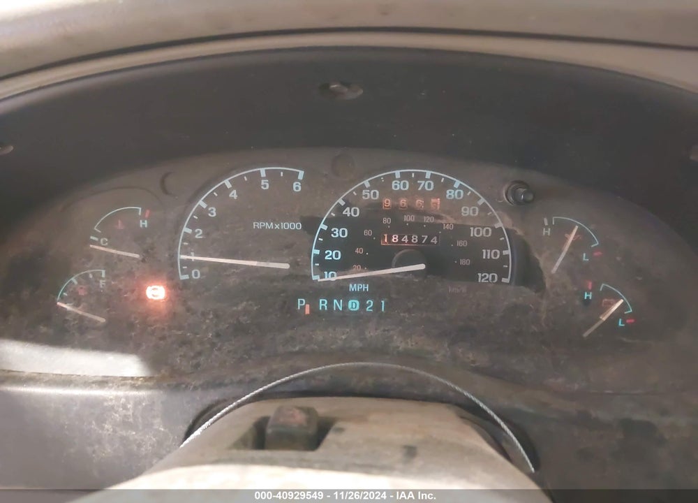1997 MERCURY MOUNTAINEER VIN: 4M2DU55P7VUJ48536