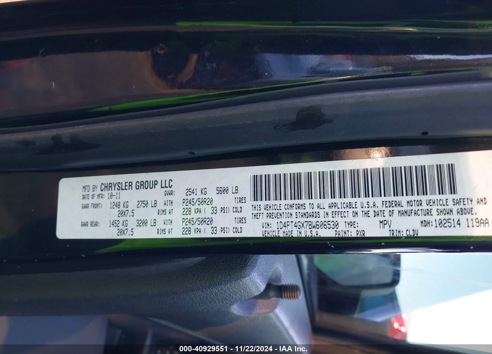2011 DODGE NITRO HEAT VIN: 1D4PT4GX7BW606530