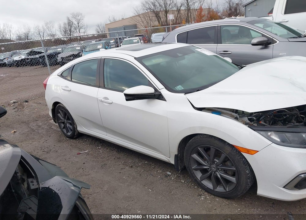 2019 HONDA CIVIC EX VIN: 19XFC1F38KE000539