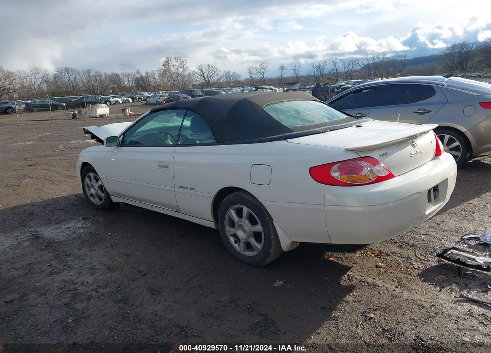 2003 TOYOTA CAMRY SOLARA SLE V6 VIN: 2T1FF28P33C610894
