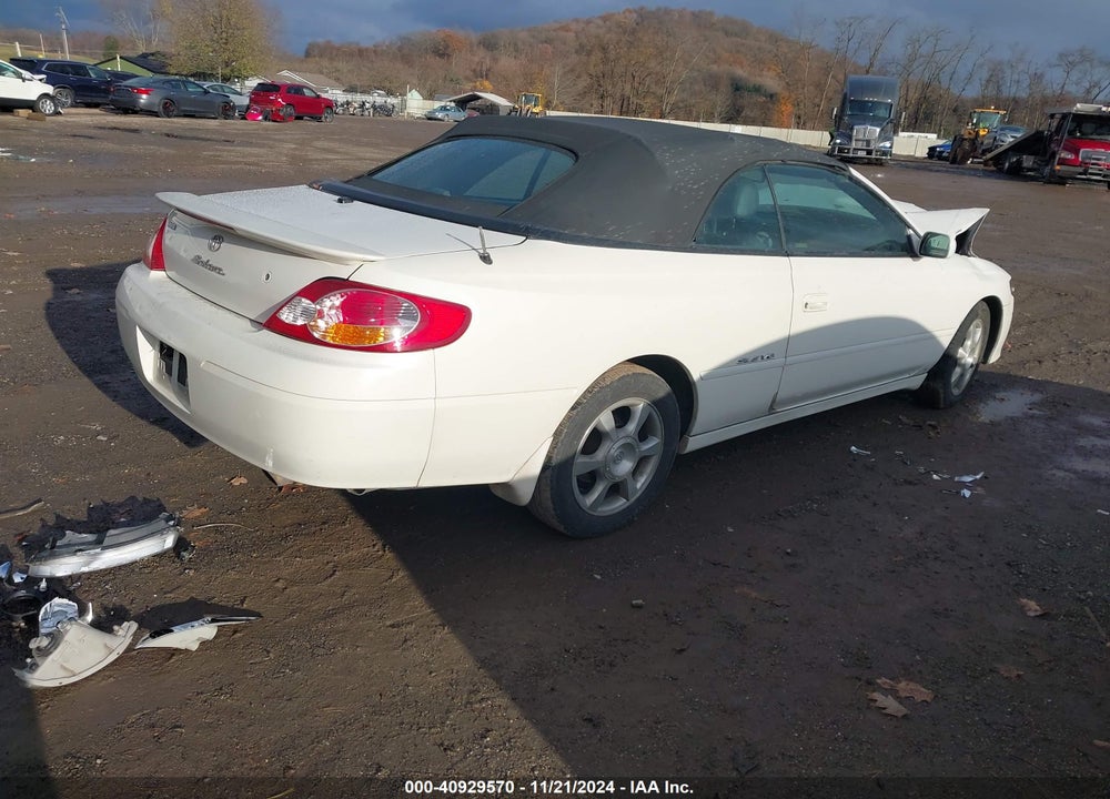 2003 TOYOTA CAMRY SOLARA SLE V6 VIN: 2T1FF28P33C610894