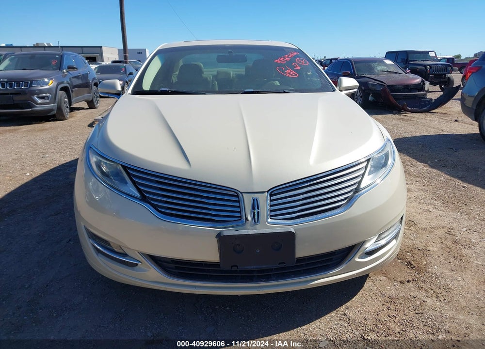 2014 LINCOLN MKZ HYBRID VIN: 3LN6L2LU1ER833868
