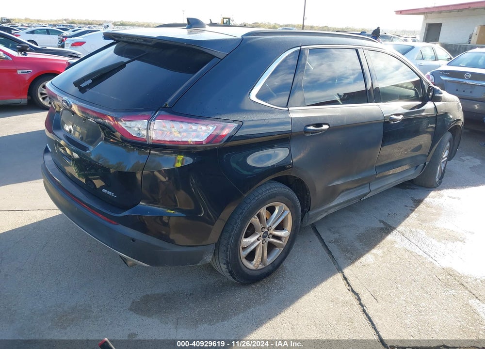 2015 FORD EDGE SEL VIN: 2FMTK3J88FBB72762