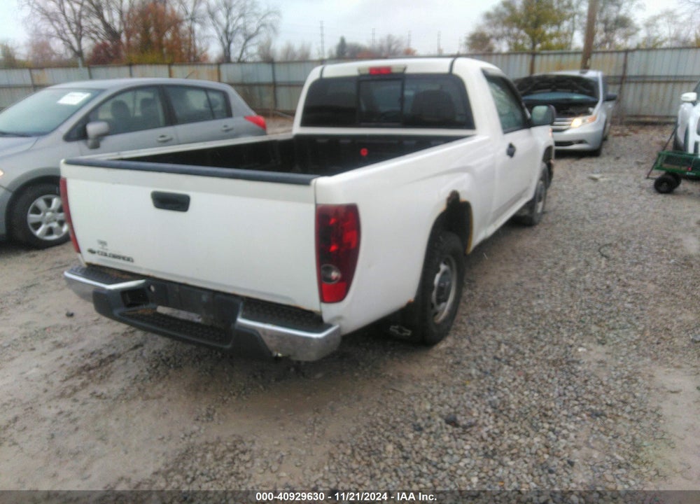 2008 CHEVROLET COLORADO WORK TRUCK VIN: 1GCCS149988182462