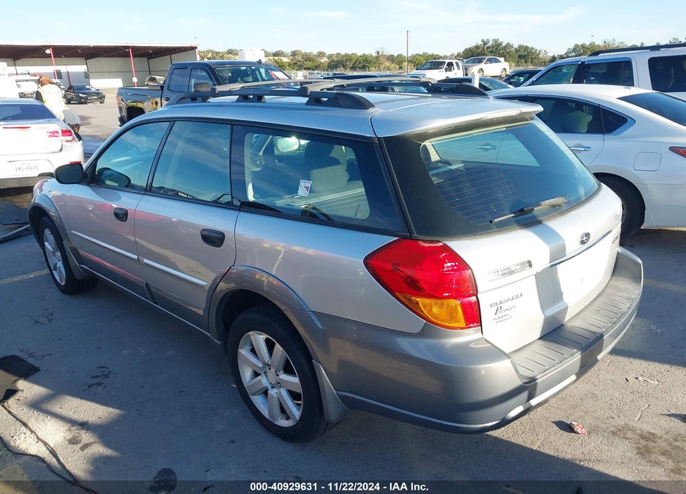2007 SUBARU OUTBACK 2.5I VIN: 4S4BP61C277325908