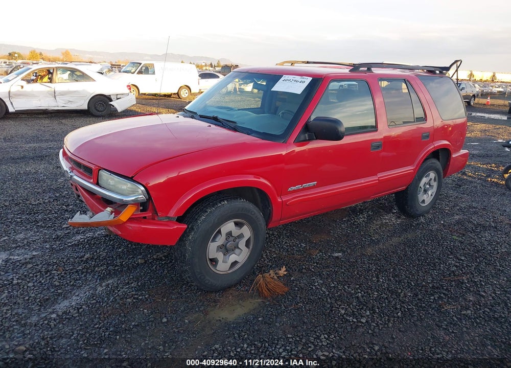 2004 CHEVROLET BLAZER LS VIN: 1GNDT13X34K156123