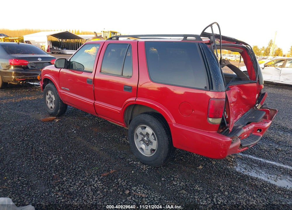 2004 CHEVROLET BLAZER LS VIN: 1GNDT13X34K156123