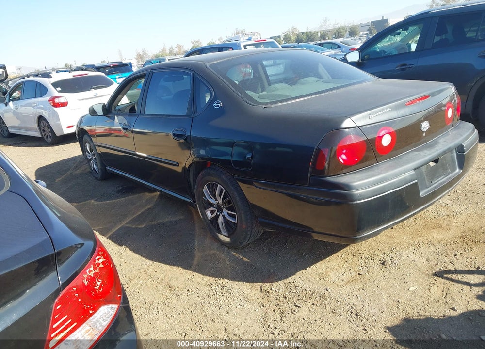 2004 CHEVROLET IMPALA VIN: 2G1WF52E449372511