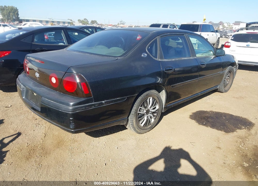 2004 CHEVROLET IMPALA VIN: 2G1WF52E449372511