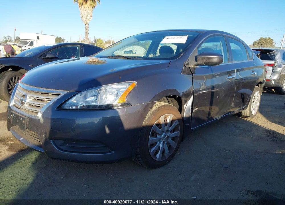 2014 NISSAN SENTRA SV VIN: 3N1AB7AP5EY233276