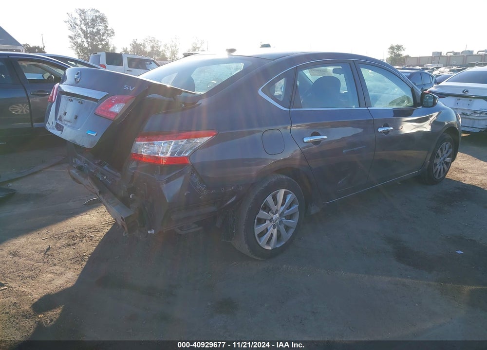 2014 NISSAN SENTRA SV VIN: 3N1AB7AP5EY233276
