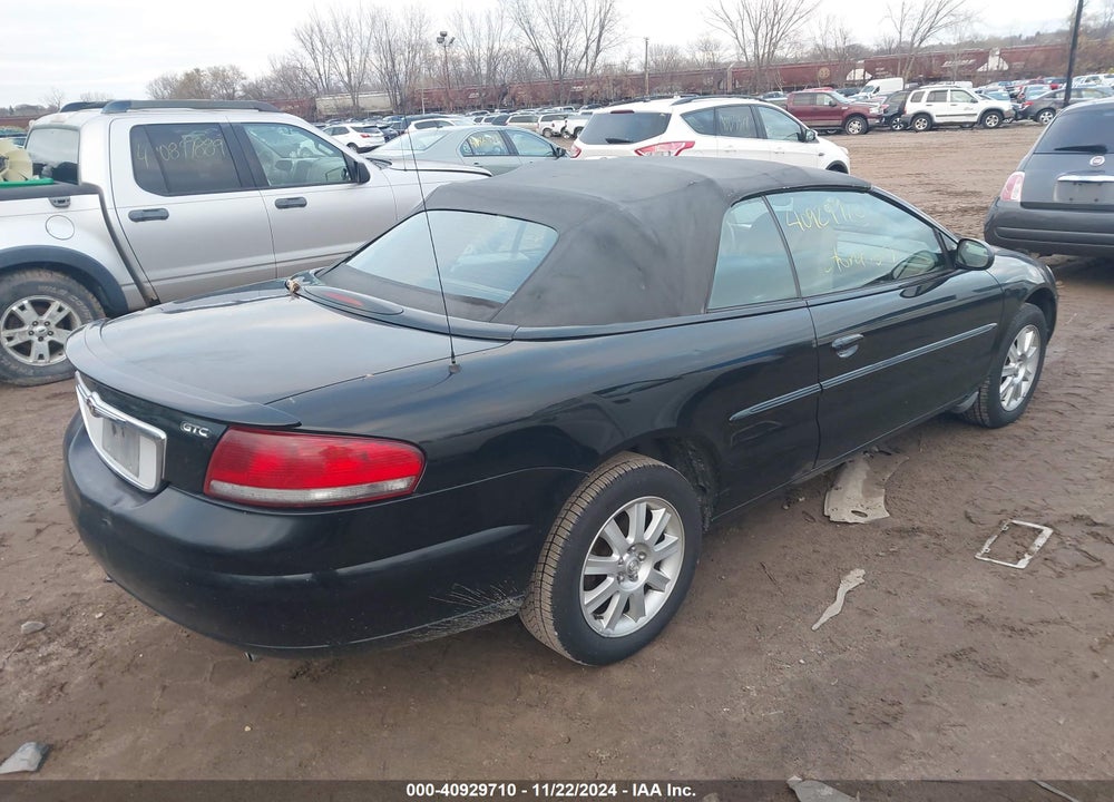2002 CHRYSLER SEBRING GTC VIN: 1C3EL75R62N270390
