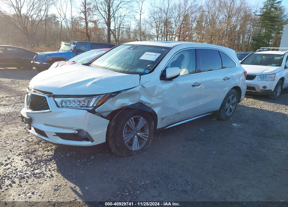 2020 ACURA MDX STANDARD VIN: 5J8YD4H37LL029352